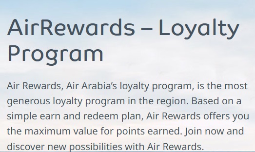 Codice promozionale AirArabia 